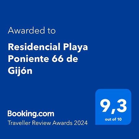 Residencial Playa Poniente 66 De Gijon Apartman Kültér fotó